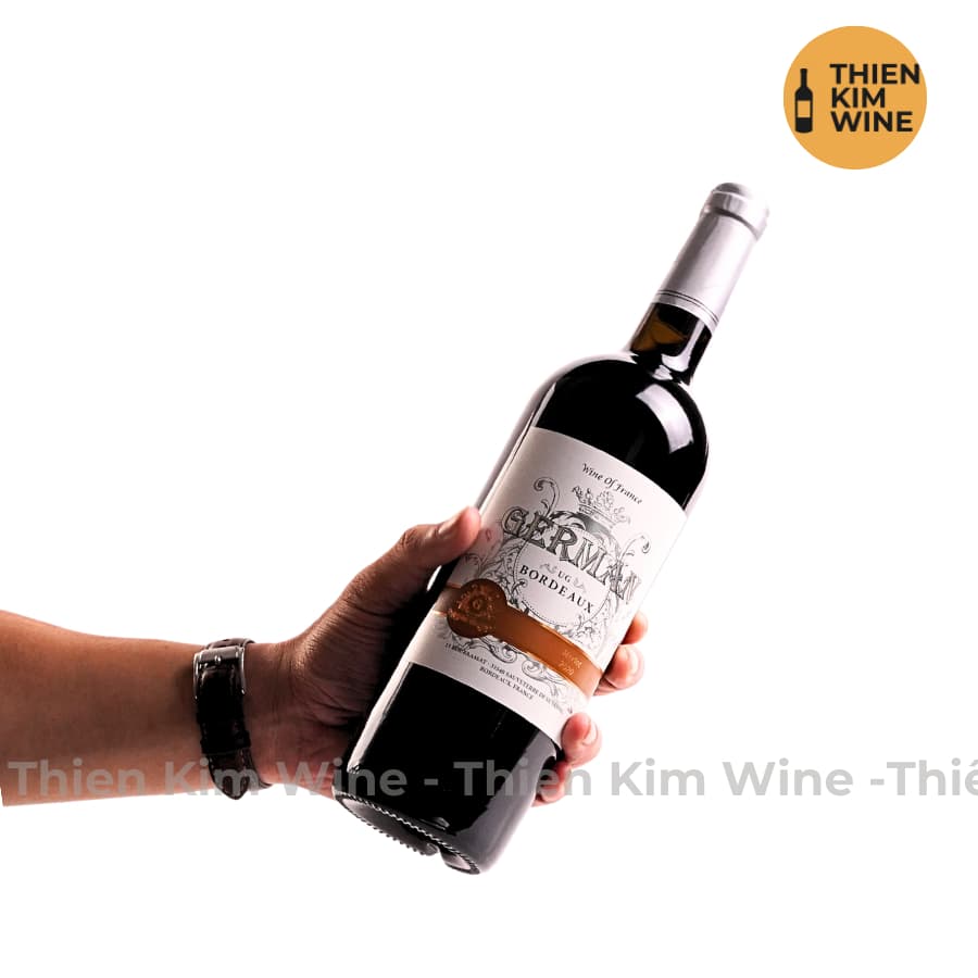 [Chính Hãng] - Rượu Vang Đỏ Pháp German Merlot - 750ml (13,5%)