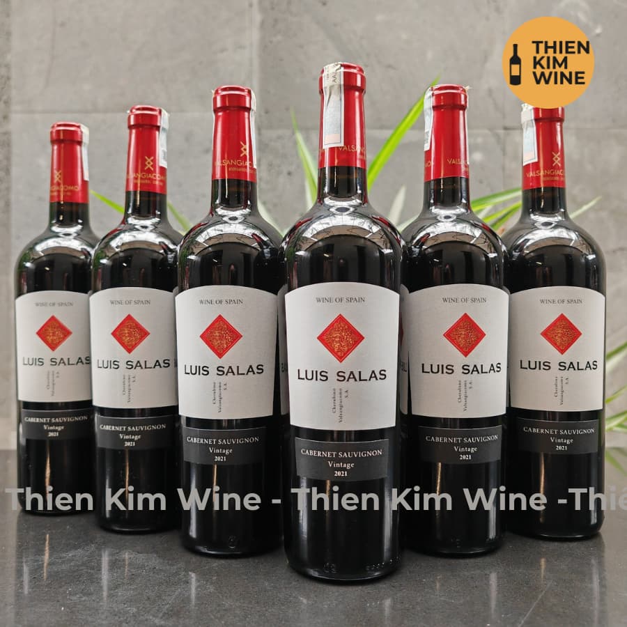 [Chính Hãng] - Rượu Vang Đỏ Tây Ban Nha Louis Salas Wine Cabernet Sauvignon - 750ml (13,5%)