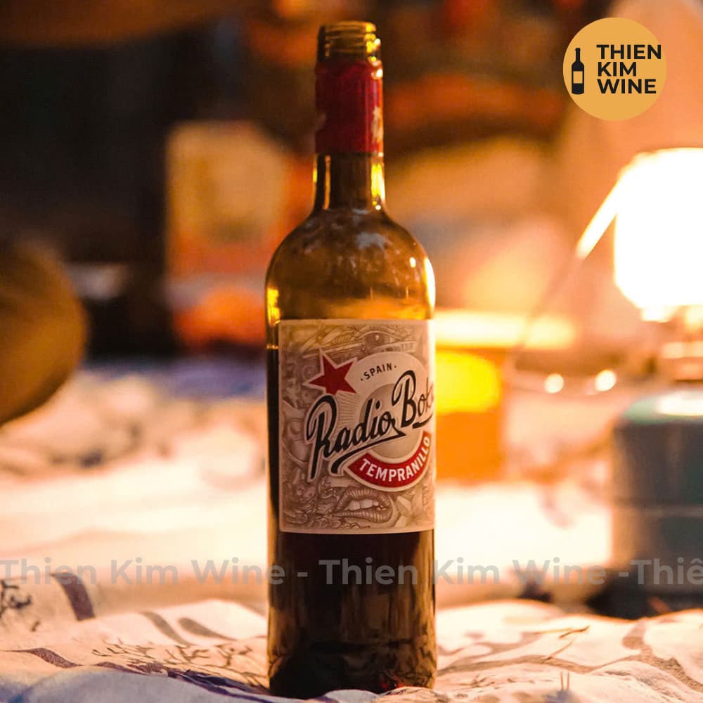 [Chính hãng] - Rượu Vang Đỏ Tây Ban Nha Radio Boka Tempranillo - 750ml (13,5%)