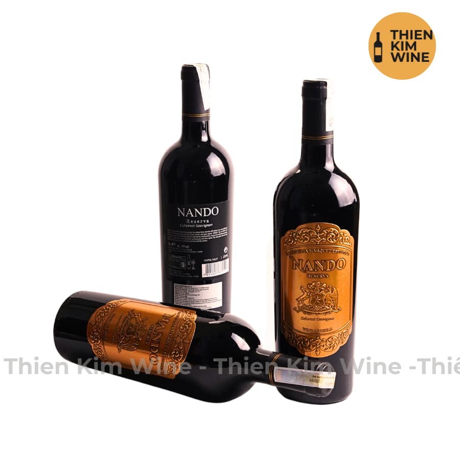 [Chính Hãng] - Rượu Vang Đỏ Wine Chile Nando Cabarnet Sauvignon - 750ml (14%)